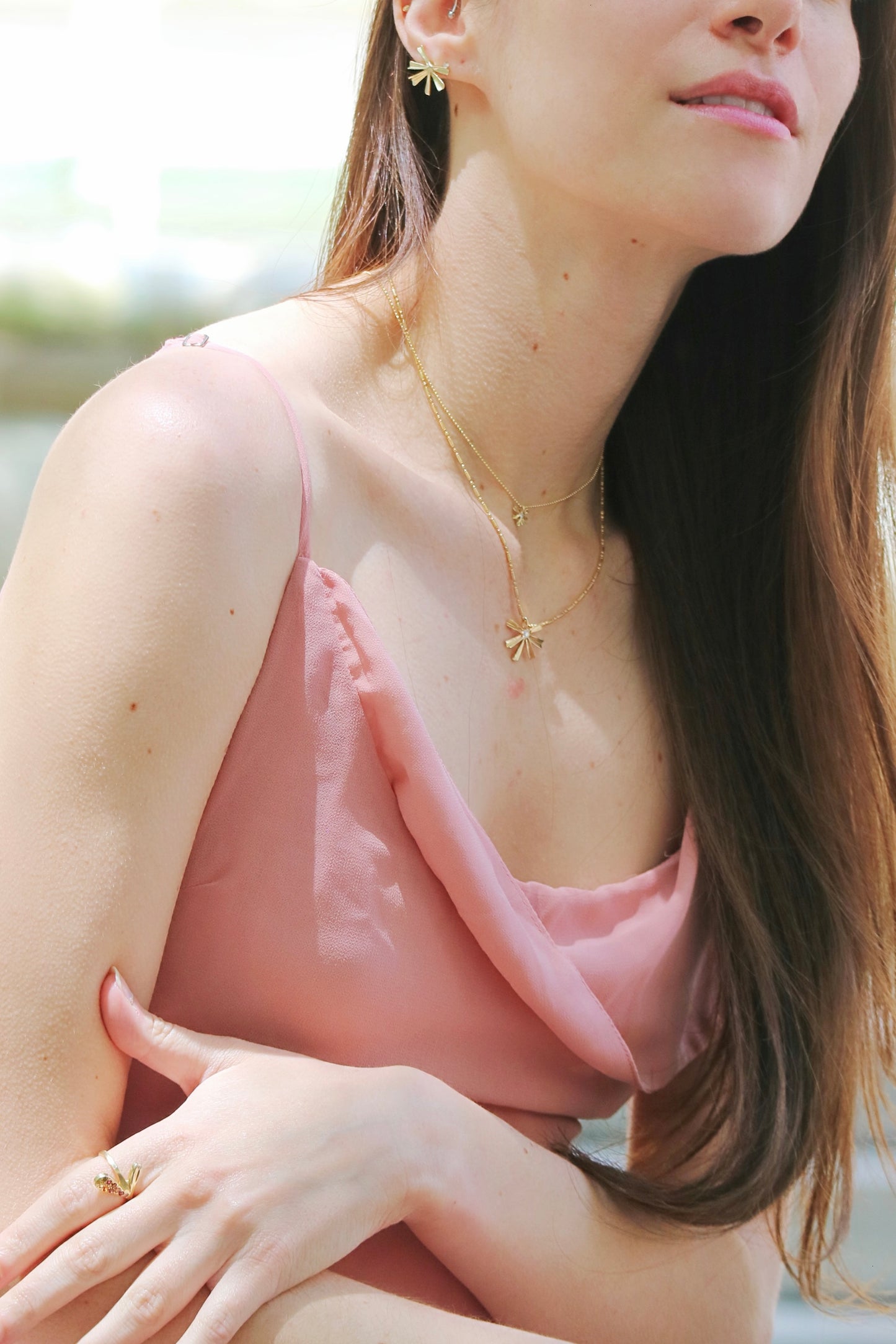 Cassava Flowerform Necklace - Small