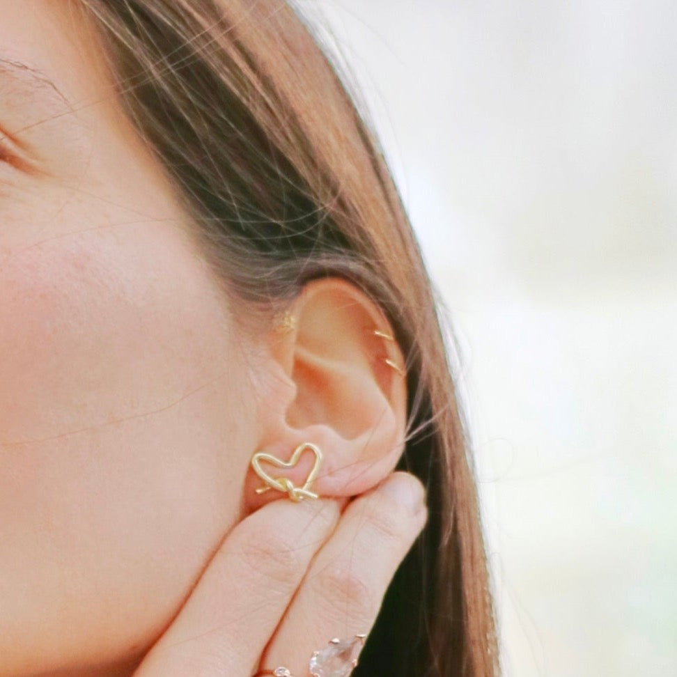 Heart Studs