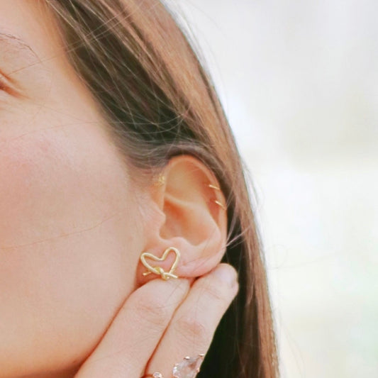 Heart Studs