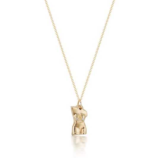 Feminine Form Necklace - Delicate