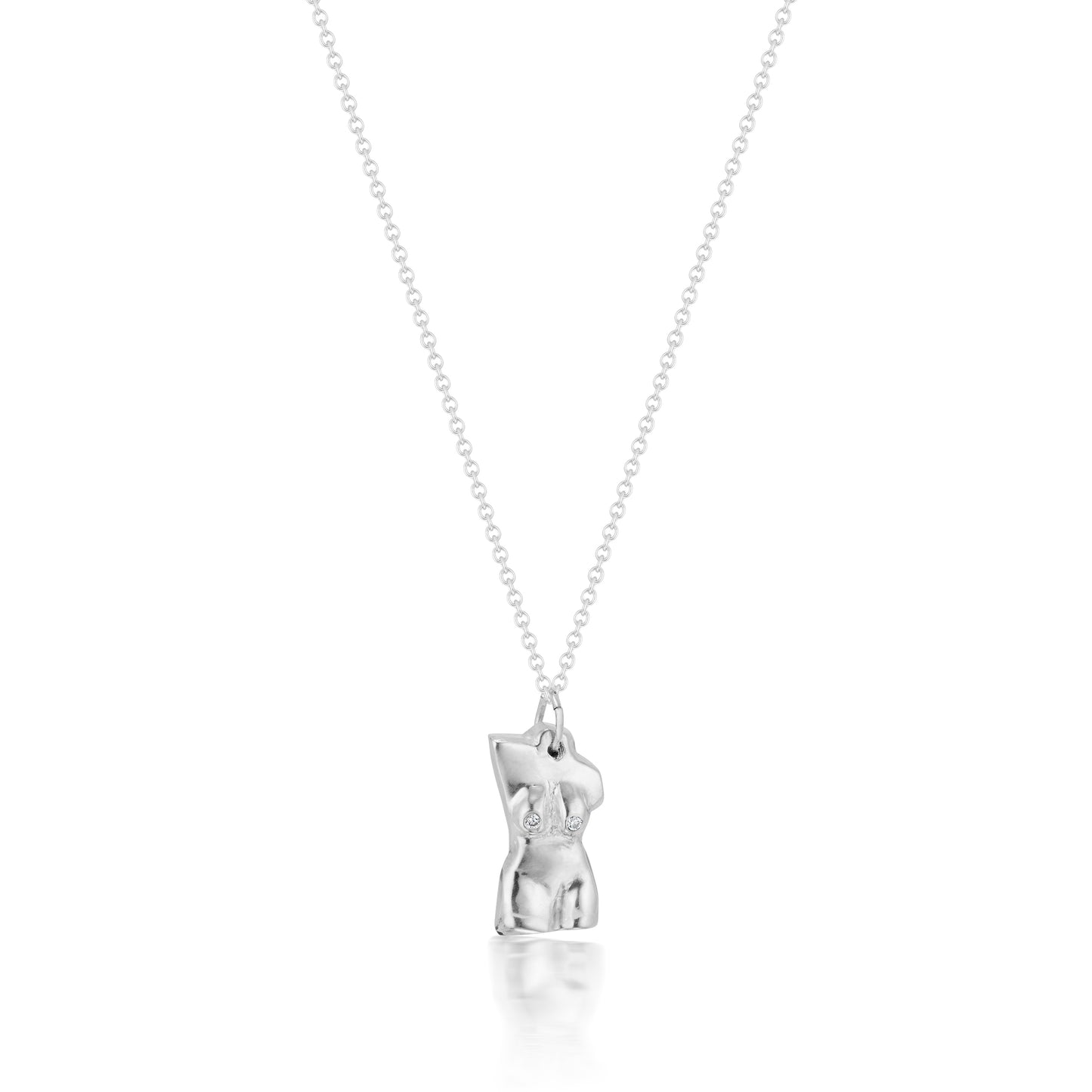 Diamonds Slim Female Body Necklace