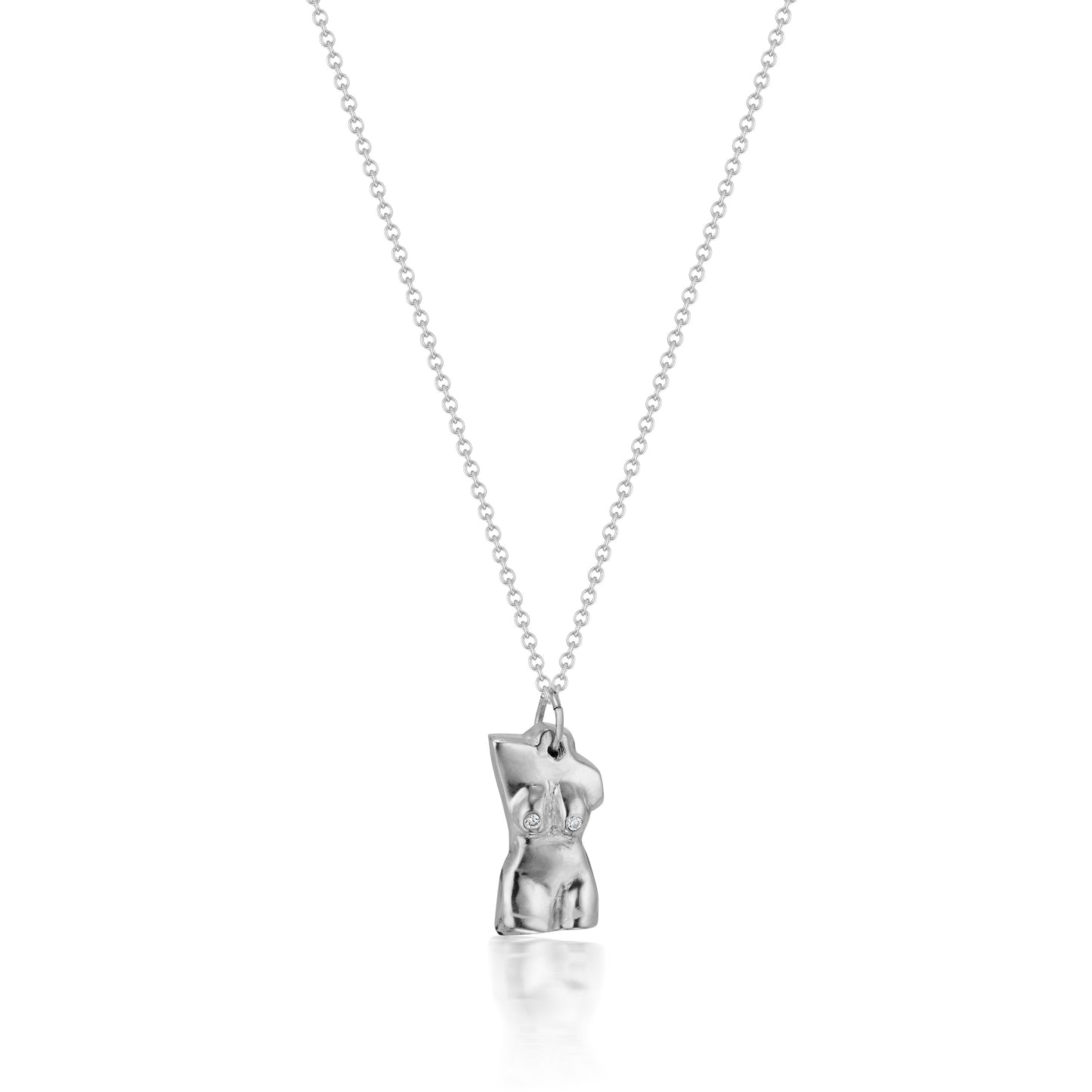 Diamonds Slim Female Body Necklace